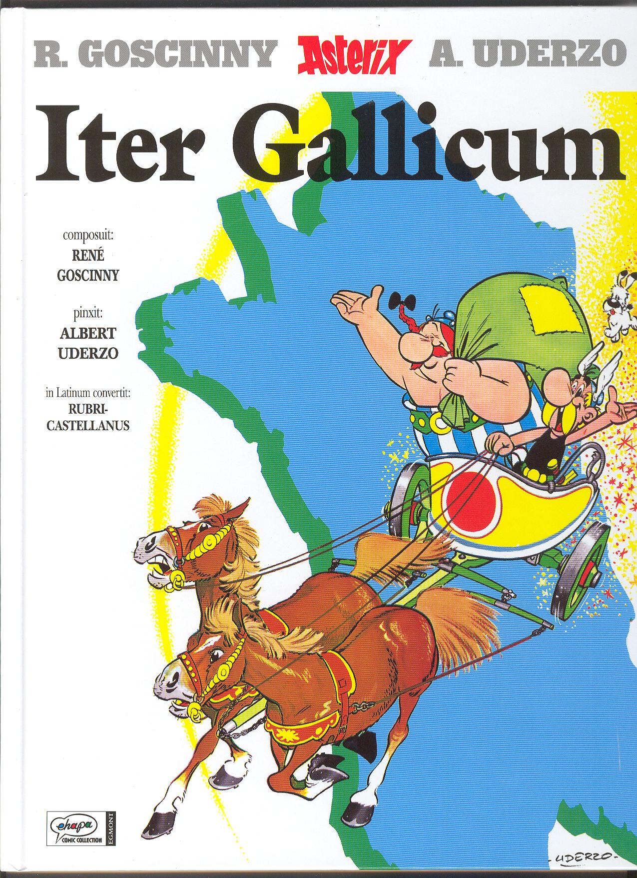Asterix a cesta kolem Galie latinsky, v latině